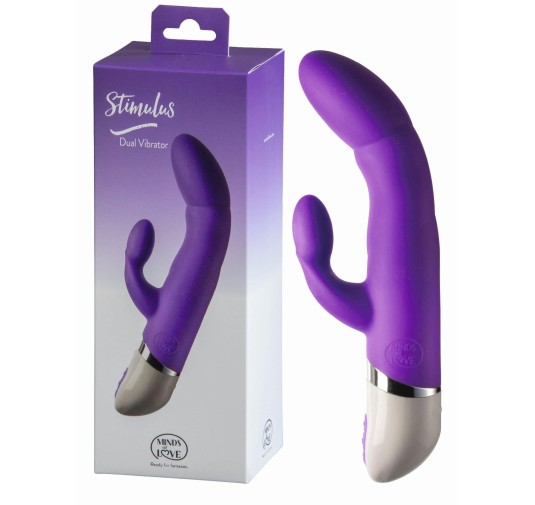 MINDS of LOVE Stimulus Dual Vibrator purple